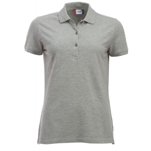 POLO DE TRAVAIL POUR FEMME CLASSIC MARION - MANCHES COURTES - GRIS - M CLIQUE