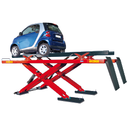 Pont élévateur électrohydraulique à ciseaux - Erco XT 5000 CT LT - Profil bas pour véhicules légers et contrôleurs de géométrie_0