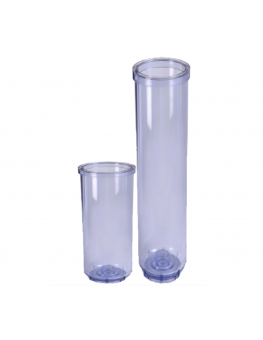 Porte-filtre-Duo-Trio / Bol transparent 10 ou 20 pouces - Porte-filtre à eau Tête noire transparent_0