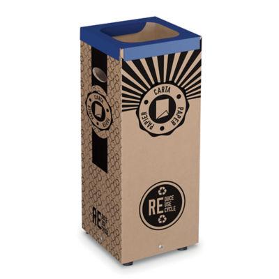 Poubelles en carton pour tri sélectif papier 60 L_0