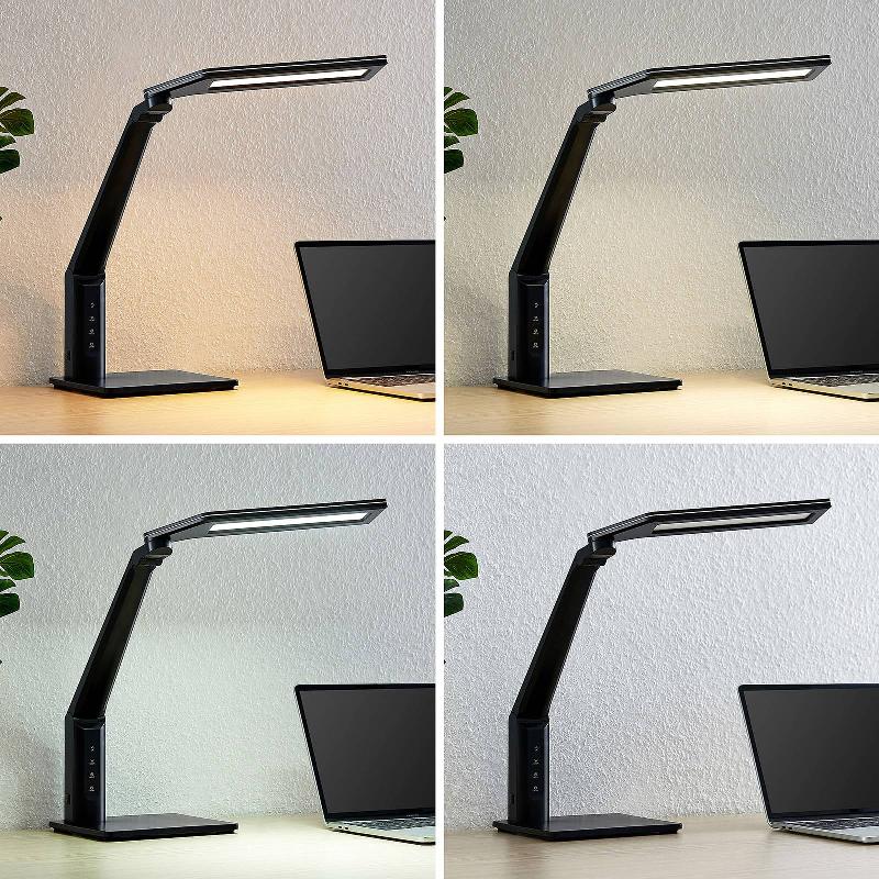 PRIOS UZIMAR LAMPE À POSER LED, DIMMABLE AVEC CCT