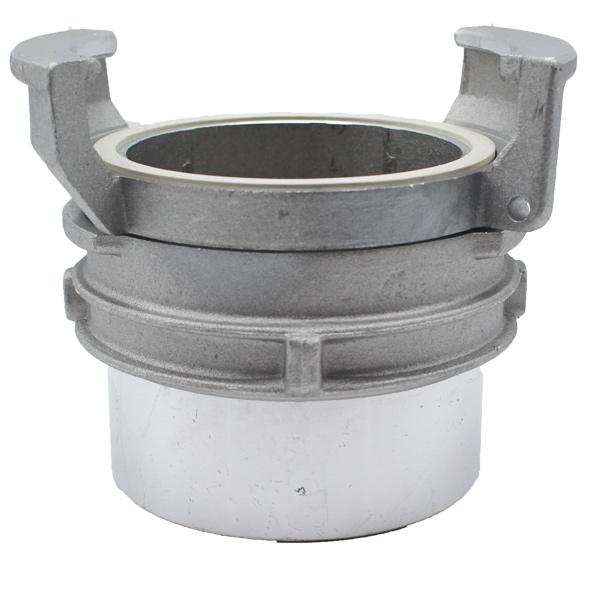 Raccord symétrique Guillemin avec verrou BSP femelle - Aluminium - DN 100 - YGFGAL100V_0