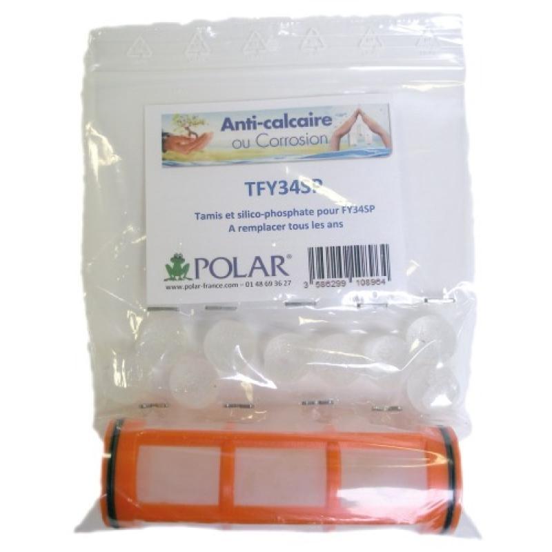 POLAR - tamis lavable pour filtre ecs34, orange, 100 micron - tfy34esp_0