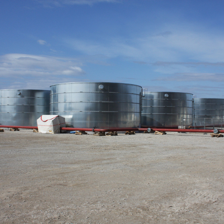 Réservoir boulonné d'eaux usées - Blue Tank - Adapté pour stations d'épuration - Capacité jusqu'à 10 000 m3_0