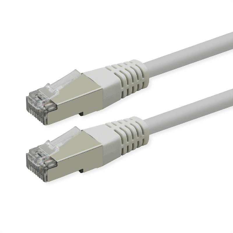 ROLINE Cordon Cat.6 (Classe E), PoE, S/FTP (PiMF) , blanc, 10 m_0