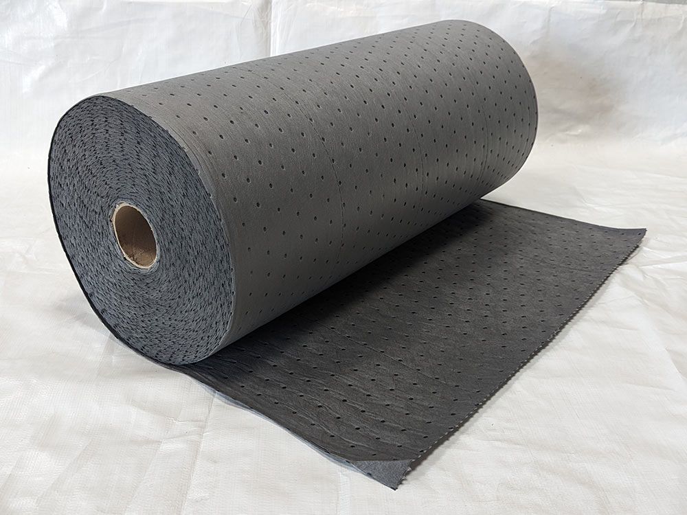 Rouleau absorbant renforcé simple épaisseur tout liquide - 92m x 76cm - anti-peluches et prédécoupé_0