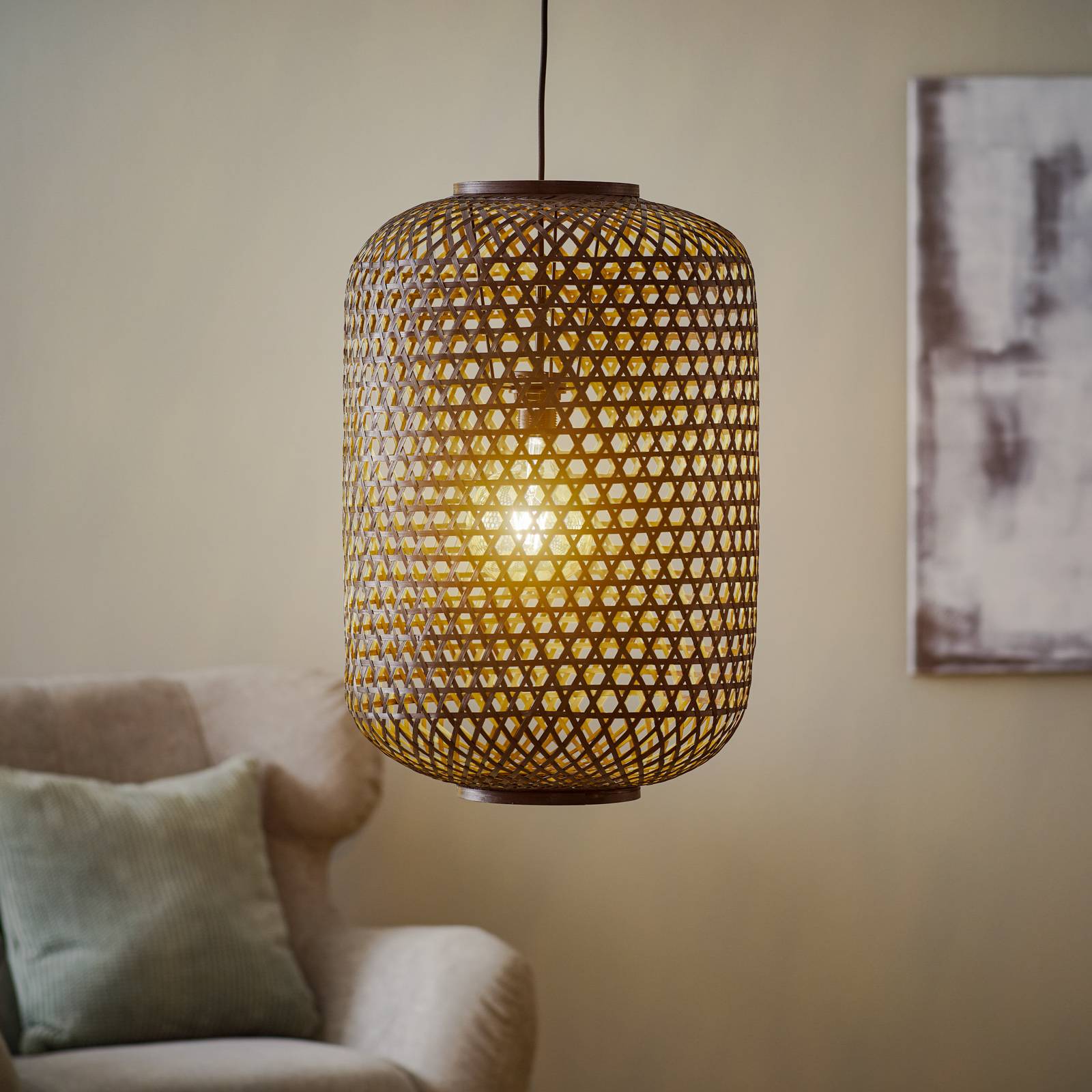 SCHÖNER WOHNEN CALLA SUSPENSION NOIRE Ø 40 CM