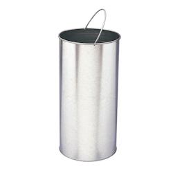 Rossignol - Seau en acier galvanisé pour corbeille ronde 20L EDEN - gris acier 56780_0