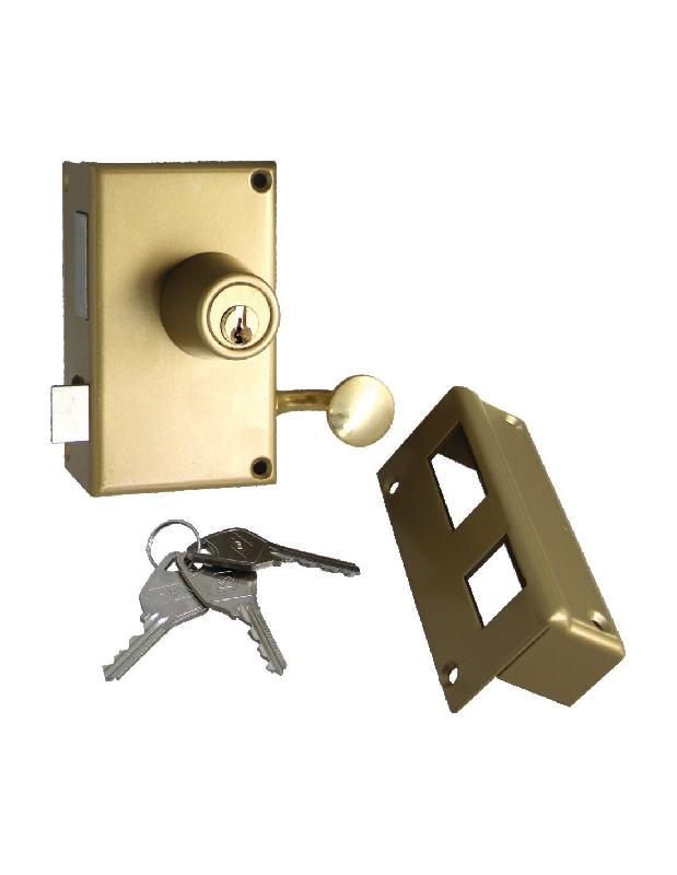 SERRURE MONOPOINT VEGA VERTICAL TIRAGE GAUCHE CYLINDRE DE 45MM - JPM - 121000-01-2A