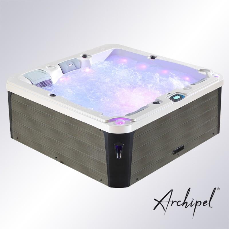 SPA 3 PLACES ALLONGÉES ARCHIPEL® GT3 BLANC NACRÉ - SPA THÉRAPEUTIQUE BALBOA 200X200_0