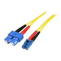 STARTECH.COM 1M FIBER OPTIC CABLE - SINGLE-MODE DUPLEX 9/125 - LSZH - LC/SC - OS1 - LC TO SC FIBER PATCH CABLE (SMFIBLCSC1) - CÂBLE RÉSEAU - 1 M