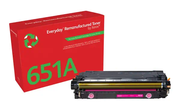 Toner remanufacturé Magenta Everyday¢ de Xerox compatible avec HP 651A 650A 307A (CE343A/CE273A/CE74_0
