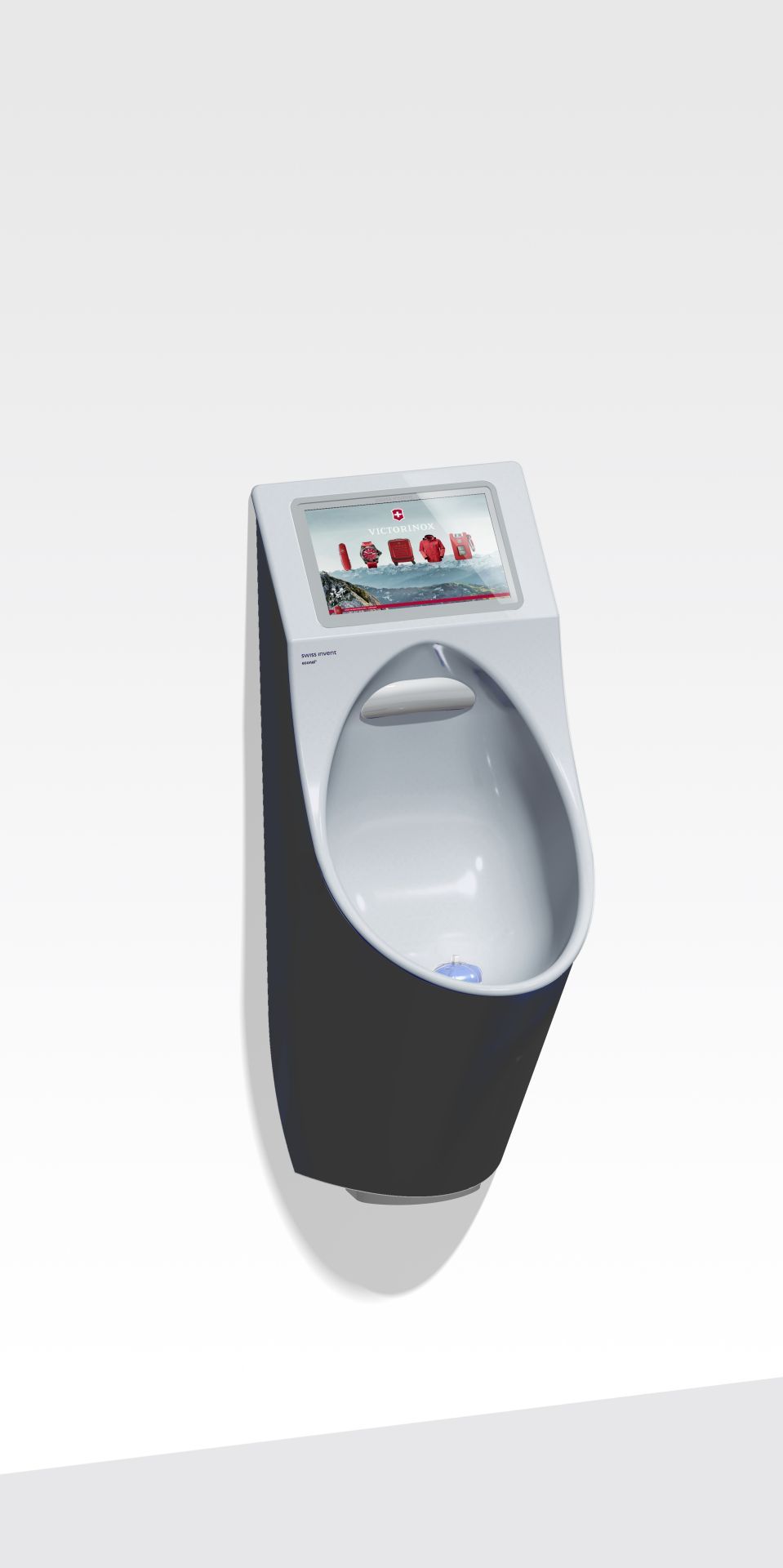 Urinoir en acier émaillé, hybride et écran hd, econeo® 430_1