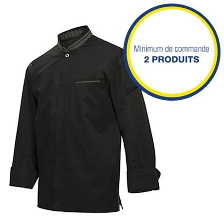 VESTE DE CUISINE HOMME NOIR ONYX T.M