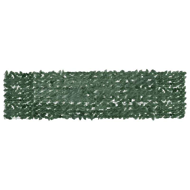 VidaXL Écran de balcon avec feuilles vert foncé 300x75 cm Modèle Ombre Aurora - 315483_0
