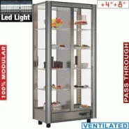 Vitrine à desserts réfrigérée modulable traversante 530 l positive - GGN-1/TR-R2_0