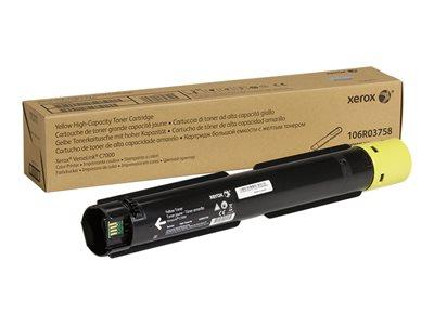 XEROX CARTOUCHE DE TONER JAUNE DE GRANDE CAPACITÉ IMPRIMANTE COULEUR ® VERSALINK® C7000 (10100 PAGES) - 106R03758