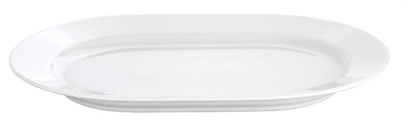 PLAT OVALE BLANC PORCELAINE 36 CM SANCERRE PILLIVUYT