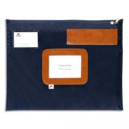 ALBA POCHETTE NAVETTE BLEUE EN PVC DIMENSIONS : 42X32CM