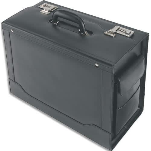 Alassio Pilot-case noir Ancona - pour ordinateur 15'' et dossiers suspendus - 45x35,5x21 cm - Art. 45042_0