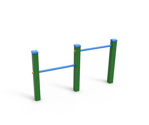Parcours d'agility pour chien - Barres hautes AG15 - deux hauteurs pour agilité et puissance_0