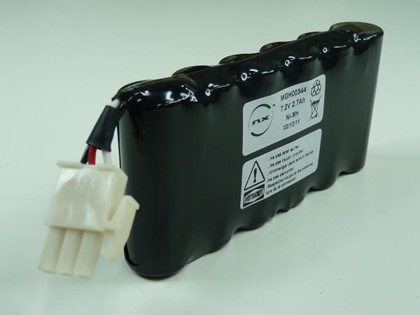 Batterie industrielle Nimh 6x A 6S1P ST1 - 7.2V 2700mAh FC - Marque NX_0