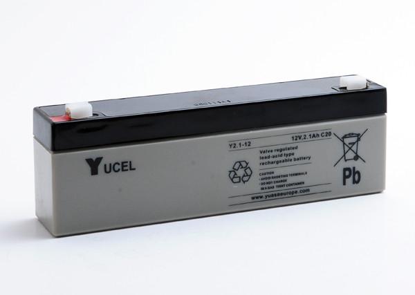 Batterie plomb AGM Yucel Y2.1-12 - 12V 2.1Ah F4.8 - étanche, maintenance réduite et longue durée de vie_0