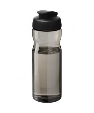 BOUTEILLE DE SPORT H2O ACTIVE ECO BASE DE 650 ML AVEC COUVERCLE À BEC VERSEUR - CHARBON - GOURDES DE SPORT PUBLICITAIRES PERSONNALISÉES