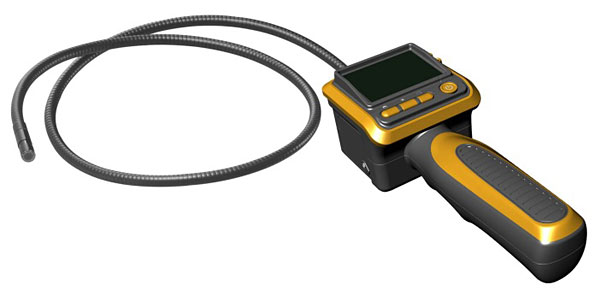 Caméra d'inspection vidéo endoscope eco9 - Ø9mm - IP67 - Longueur jusqu'à 6m - Écran LCD 2.5