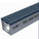 Caniveau Maxi 100 C 250 - avec grille et longeron en fonte - 1000 mm de longueur - 45 kg_0