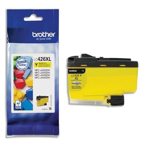 CARTOUCHE JET D'ENCRE JAUNE BROTHER LC426XLY