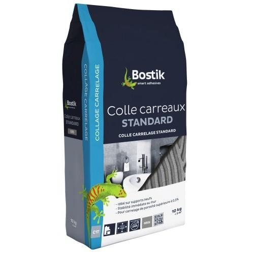 COLLE CARRELAGE - STANDARD - POUDRE - SOLS ET MURS - 5 KG - GRIS BOSTIK