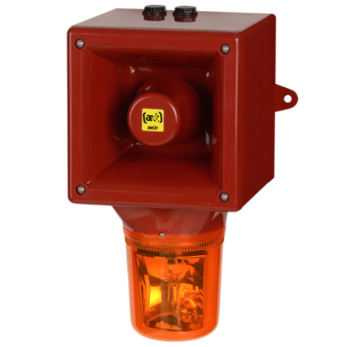Combiné Feu tournant - 120dB - IP65 - OPTASON® 64 sons - O530CTV22303_0