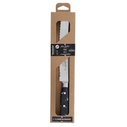 Couteau à pain 16 cm -  Noir Autre Inox Jean Dubost 32x2.6 cm - noir 3219333655758_0