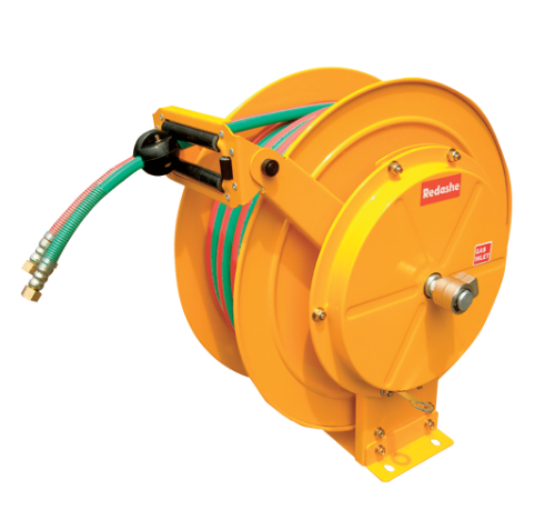 Enrouleurs de tuyau haute capacité et haute visibilité - Pirtek - modèles à ressort ou manuel pour divers fluides et pressions_0