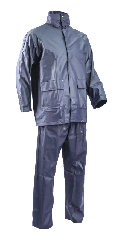 Ensemble de pluie - 100% PES enduit PU 170g/m2 - Marine - Référence : MO50820_0