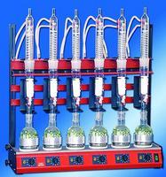 Extracteur de matières grasses Soxhlet multipostes R 106 S Behrotest pour 6 unités - Extracteur de laboratoire_0