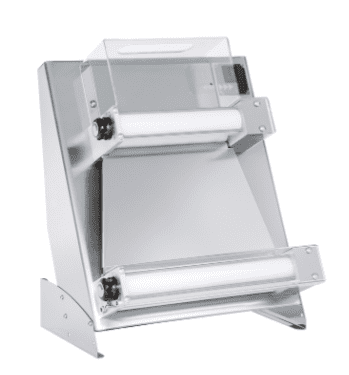 Façonneuse à pâtes PRISMAFOOD DSA 500 RP - rouleaux réglables, diamètre pizza 26-45 cm, pédale électrique incluse_0