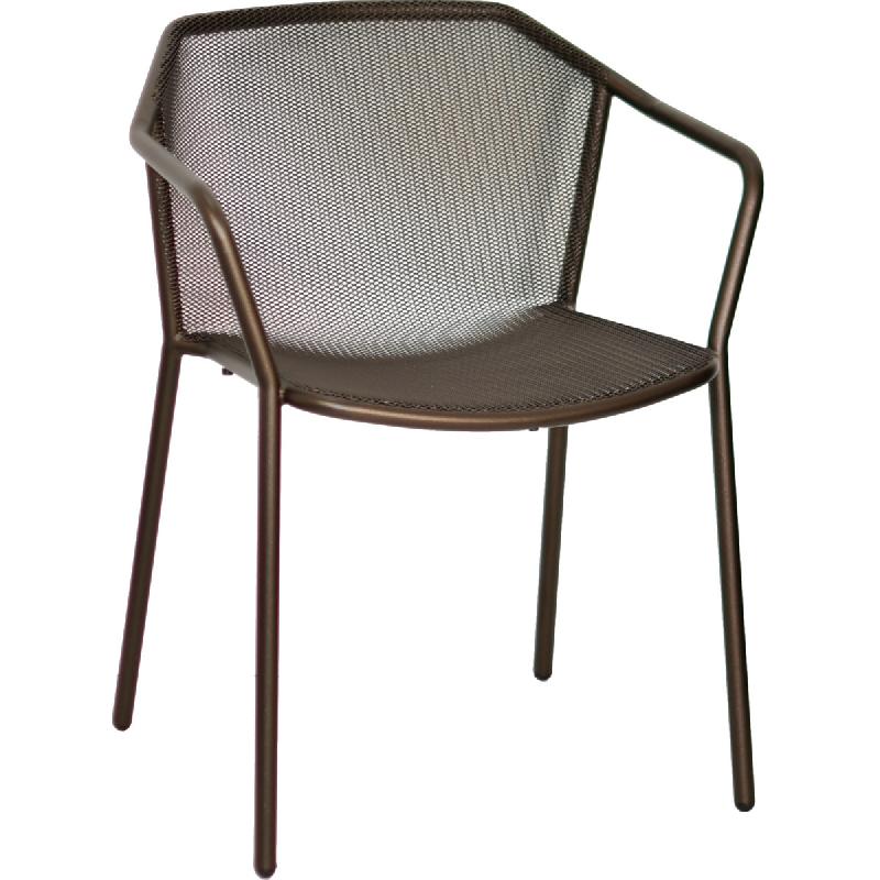 Fauteuil DARWIN EMU - Acier extérieur contemporain pour restaurant_0