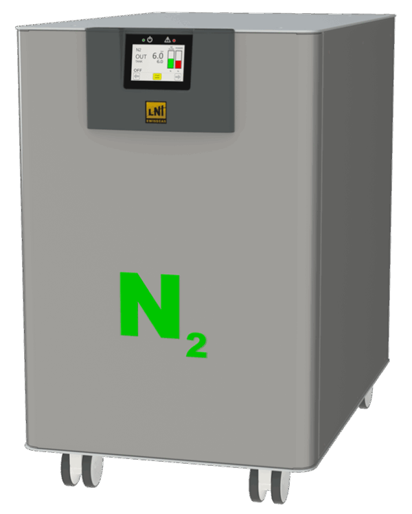 Générateur d'Azote Ultra Haute Pureté  avec deux compresseurs à piston à longue durée de vie intégrés - NG SIRIO 10L_0