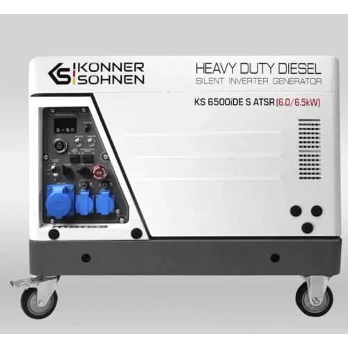 GROUPE ÉLECTROGÈNE INVERTER DIESEL - 6,5 KW - 230V - KS 6500IDE S ATSR KONNER & SOHNEN