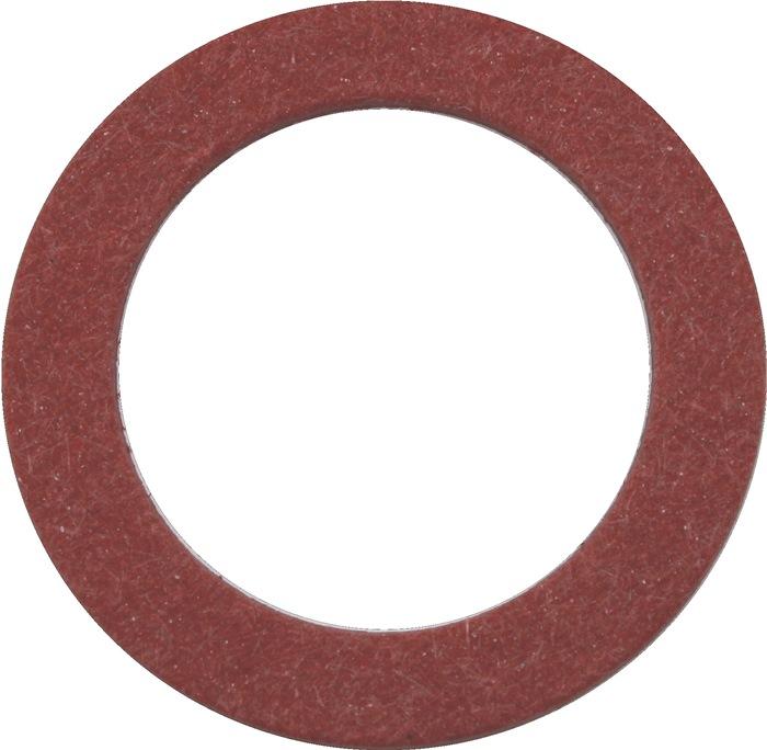 Joint d'étanchéité plat en fibre vulcanisée - 21,5 x 17,5 x 1 - rouge, thermo-résistant et haute solidité_0