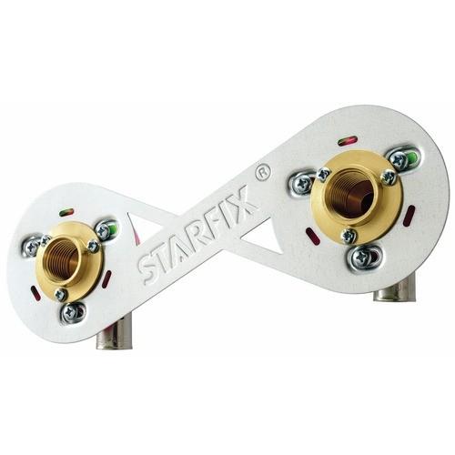 KIT DE FIXATION A GLISSEMENT POUR ROBINETTERIE 15 X 21 MM PER 16 - SUR CLOISON - STARFIX ANQUIER