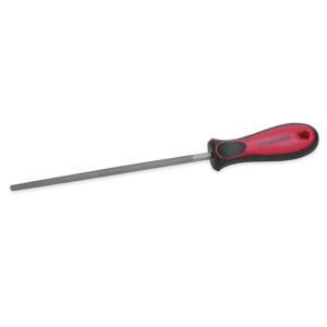 LIME RONDE GROS GRAIN LONGUEUR 150MM, MANCHE BI-MATIÈRE