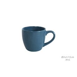 Lot de 12 Tasse Cafe Gm Bleu Canard 20cl-Gres Maitre Chef - GRESTA015_12_0