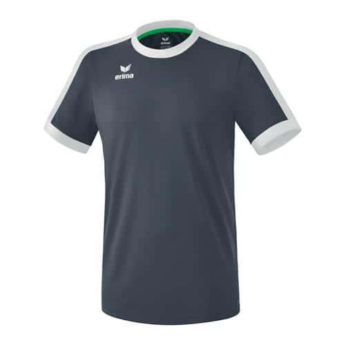 MAILLOT DE FOOT ENFANT - ERIMA - RETRO STAR GREY/BLANC