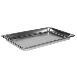 Matfer Bourgeat Bac gastro inox GN 1/1 H.4 cm perforé sans anses Bourgeat - 741404 - argenté inox 741404_0