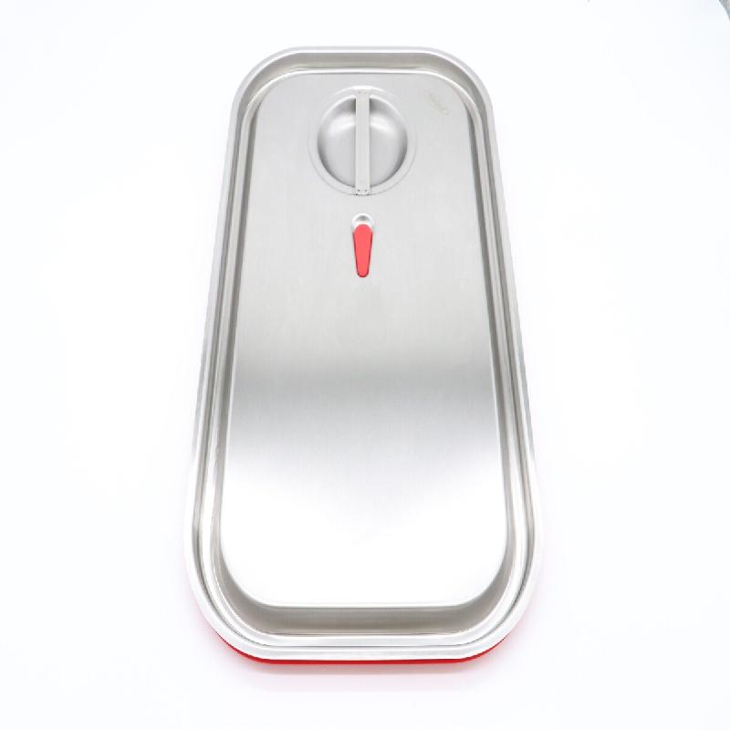 Maxima Couvercle gastronorm - 1/1 GN - acier inoxydable - joint étanche à l'air – 51 × 30.6 × 2.8 cm - AKS-09367790_0