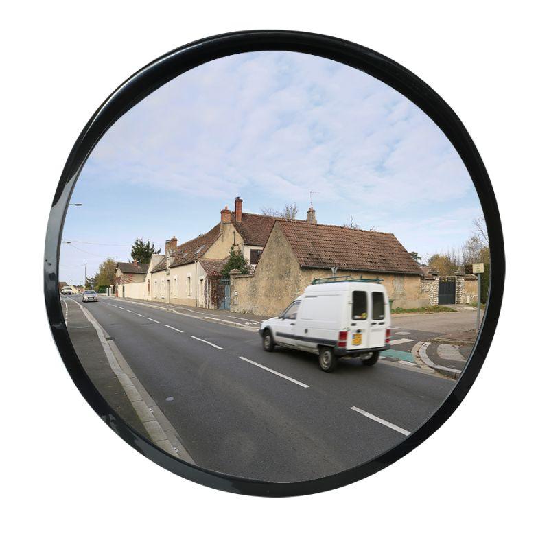 Miroir multi-usages intérieur/extérieur - Gamme Economique - Diamètre 600 mm - Vision à 90° - Réflecteur en acrylique (PMMA) - Garantie 1 an_0