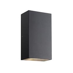 Nordlux Applique murale ROLD Flat Métal Noir, H.16 - IP54 - LED Module / Extérieur - noir 5701581342484_0